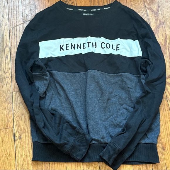 Kenneth Cole Men's Sweater in Black and Gray - Picture 1 of 2